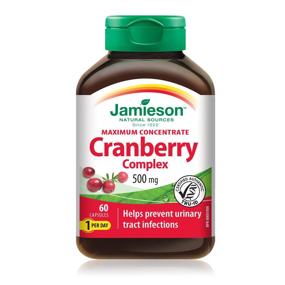 JAMIESON CRANBERRY JUICE MAX (60 Capsules) - Well Plus Compounding Pharmacy