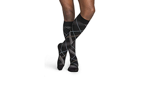 SIGVARIS COMPRESION 183 BLACK PLAID MEN 15-20MMG