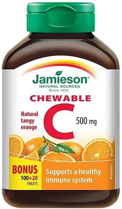 Jamieson Chewable Vitamin C - Well Plus Compounding Pharmacy