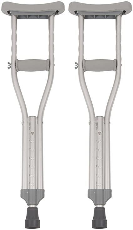 PCP Medical push-button aluminum crutches - Well Plus Compounding Pharmacy