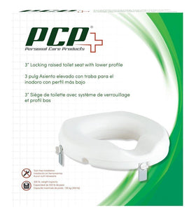 PCP 3'LOCKING RAISED TOILET SEAR WITH LOWER PROFIE - Well Plus Compounding Pharmacy