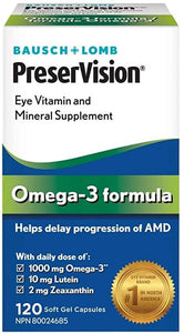B & L PRESERVISION OMEGA 3 (120 Tablets) - Well Plus Compounding Pharmacy